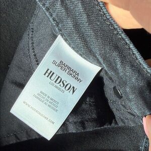 Hudson Jeans - Black Super Skinny